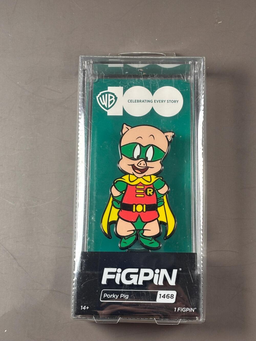 Figpin Looney Tunes Daffy Duck As Superman Enamel Pin #1466 Warner Bros WB100